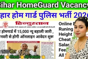 Bihar Home Guard Vacancy 2026 for 10th 12th Pass & Graduate