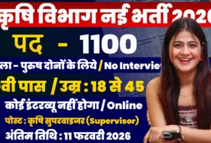 Agriculture Department Bharti 2026 for 10th, 12th Pass & Graduate