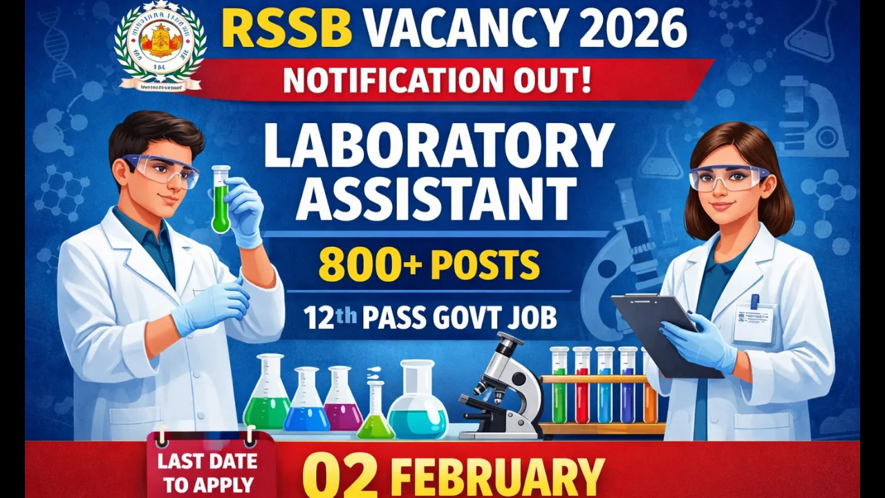 RSSB Vacancy 2026 Notification, Apply Online, Last Date, PDF