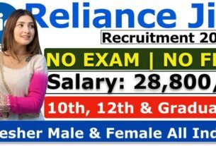 Reliance Jio Bharti 2026 for 10th, 12th, Gradaute, ITI, Diploma